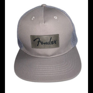 Fender Musical Instrument Corp SnapBack Gray Truckers Cap. LNWOT